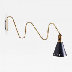 Scandinavian Mid Century Swivel Arm Wall Lamp - 2201480