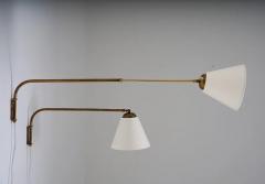 Scandinavian Mid Century Swivel Arm Wall Lamps - 2559191