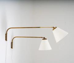 Scandinavian Mid Century Swivel Arm Wall Lamps - 2559193