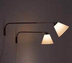 Scandinavian Mid Century Swivel Arm Wall Lamps - 2559202