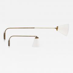 Scandinavian Mid Century Swivel Arm Wall Lamps - 2561430