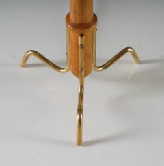 Scandinavian Mid Century Table Lamp in Brass and Teak - 2915867