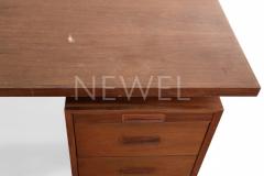 Scandinavian Mid Century Teak Wood Desk - 4639599