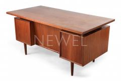 Scandinavian Mid Century Teak Wood Desk - 4639605