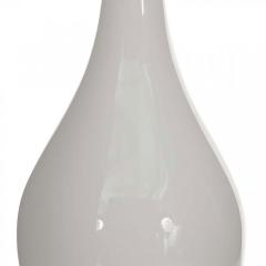 Scandinavian Mid Century White Glass Bud Vase - 4195914