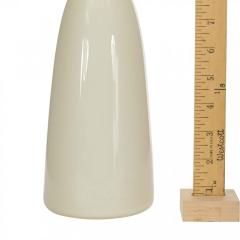 Scandinavian Mid Century White Glass Bud Vase - 4671995