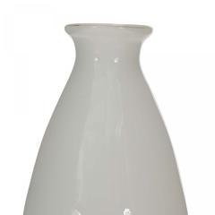 Scandinavian Mid Century White Glass Bud Vase - 4674281