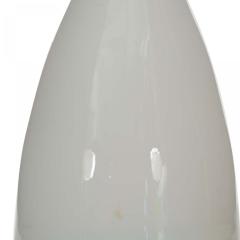 Scandinavian Mid Century White Glass Bud Vase - 4674282