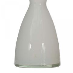 Scandinavian Mid Century White Glass Bud Vase - 4674283
