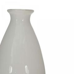 Scandinavian Mid Century White Glass Bud Vase - 4674284