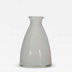 Scandinavian Mid Century White Glass Bud Vase - 4733103