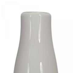 Scandinavian Mid Century White Glass Vase - 4675308