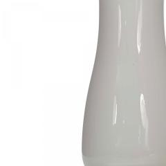 Scandinavian Mid Century White Glass Vase - 4675311