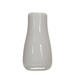 Scandinavian Mid Century White Glass Vase - 4733381