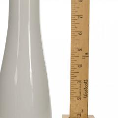 Scandinavian Mid Century White Glass Vase - 4675975