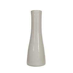 Scandinavian Mid Century White Glass Vase - 4742253