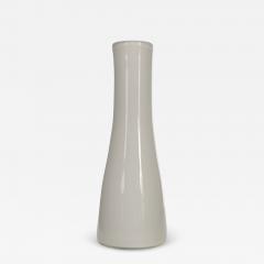 Scandinavian Mid Century White Glass Vase - 4742318