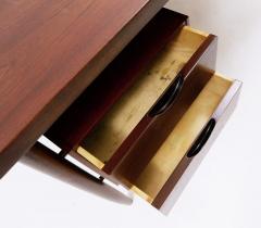 Scandinavian Mid Century Wooden Desk with Drawers - 2686846