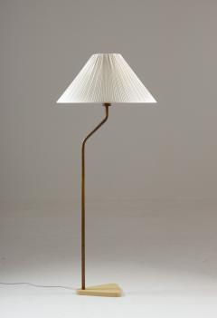 Scandinavian Midcentury Floor Lamp in Brass 1940s - 1396747