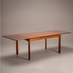 Scandinavian Modern Danish Teak Extendable Dining Table - 4695470