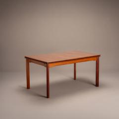 Scandinavian Modern Danish Teak Extendable Dining Table - 4695472