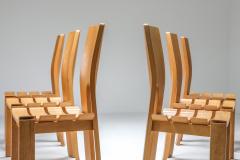 Scandinavian Modern Dining Chairs Set of Six 1970s - 1566202