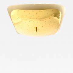 Scandinavian Modern Hammered Brass Flush Mount - 592312