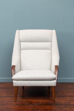 Scandinavian Modern High Back Lounge Chair - 988935