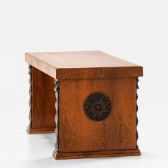 Scandinavian Modern Library Table in Rosewood 1940s - 4812969