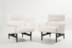 Scandinavian Modern Lounge Chairs in Wool 1950s - 2562054