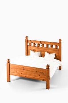 Scandinavian Modern Pine Bed Frame 1970s - 4606198