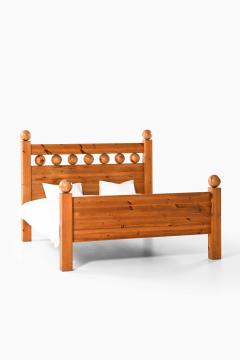 Scandinavian Modern Pine Bed Frame 1970s - 4606348