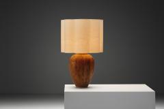 Scandinavian Modern Pine Table Lamp Scandinavia 1950s - 4456429