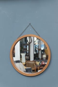 Scandinavian Modern Round Wall Mirror - 2387656