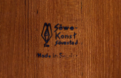 Scandinavian Modern Sculpted Teak Tray by Sowe Konst Sovestad - 2570680