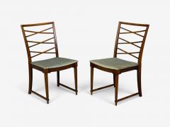 Scandinavian Modern Six Dining Chairs Beech Fabric Scandinavia 1900s - 4753336