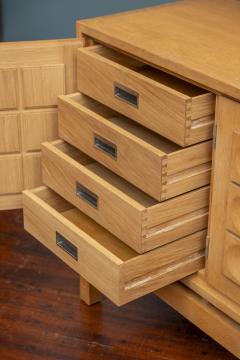 Scandinavian Modern Solid Oak Credenza or Cabinet - 4807883