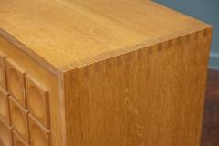 Scandinavian Modern Solid Oak Credenza or Cabinet - 4807885