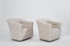 Scandinavian Modern Swivel Chairs Sweden C 1950s - 3133465