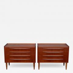 Scandinavian Modern Teak Dressers or Nightstands - 3790498