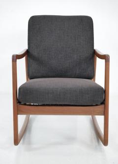 Scandinavian Modern Teak Rocker Designed by Ole Wancher - 4174257