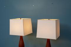 Scandinavian Modern Teak Table Lamps - 4323488