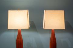 Scandinavian Modern Teak Table Lamps - 4323489