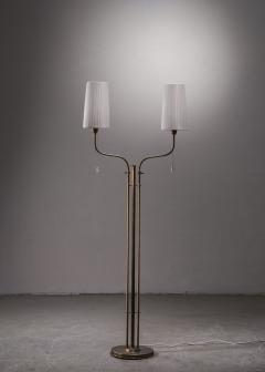 Scandinavian Modern brass floor lamp - 2763611