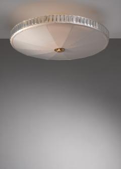 Scandinavian Modern fabric flush mount - 3138281