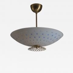 Scandinavian Modern frosted glass pendant - 2963281