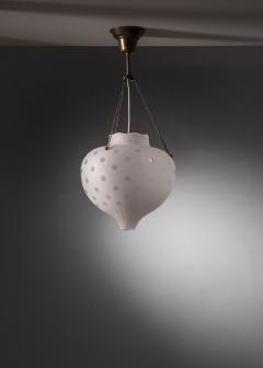 Scandinavian Modern frosted glass pendant lamp - 2710580