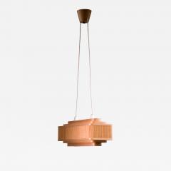 Scandinavian Modern wood and metal pendant - 2502417