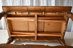 Scandinavian Oak Draw Leaf Refectory Style Coffee Table circa 1960s - 4808634
