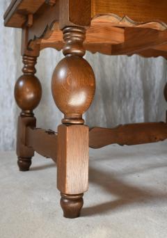 Scandinavian Oak Draw Leaf Refectory Style Coffee Table circa 1960s - 4808635